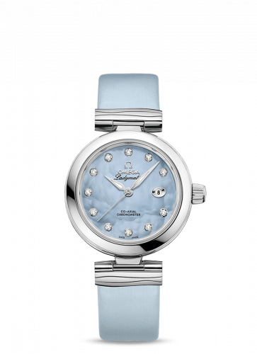 Omega LadyMatic Co-Axial 34 Stainless Steel Blue MOP