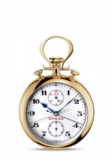 Omega Olympic Pocket Watch 1932 Yellow Gold