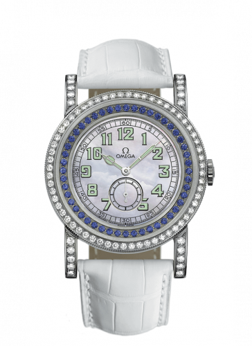 Omega Museum Collection N° 1 "Pilots 1938" Aquarella Blue Sapphires