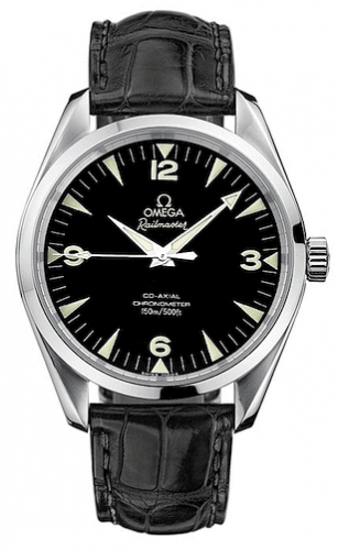 Omega Seamaster Aqua Terra 150M Co-Axial 39.2 Railmaster Black Alligator