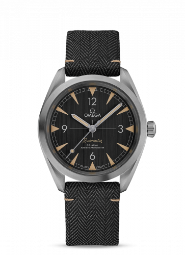 Omega Railmaster Omega Co-Axial Master Chronometer 40 Stainless Steel Grey Strap
