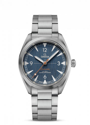 Omega Railmaster Omega Co-Axial Master Chronometer 40 Stainless Steel Blue Bracelet