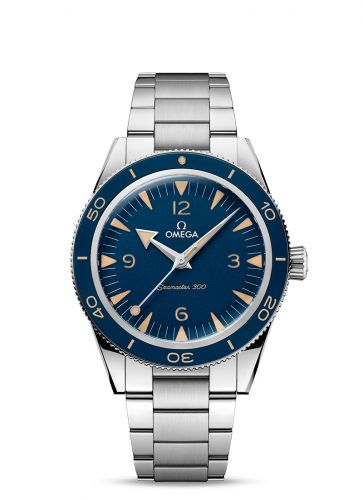 Omega Seamaster 300 Master Chronometer Stainless Steel Blue Bracelet