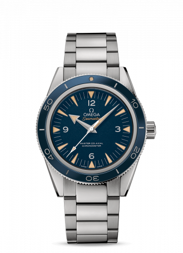 Omega Seamaster 300 Master Co-Axial Titanium Blue Bracelet