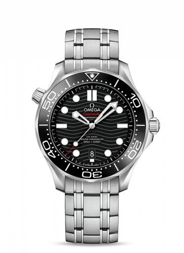 Omega Seamaster Diver 300M Master Co-Axial 42 Stainless Steel Black Bracelet