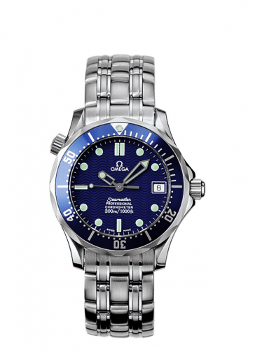 Omega Seamaster Diver 300M Automatic 36.25 Stainless Steel Blue Bracelet