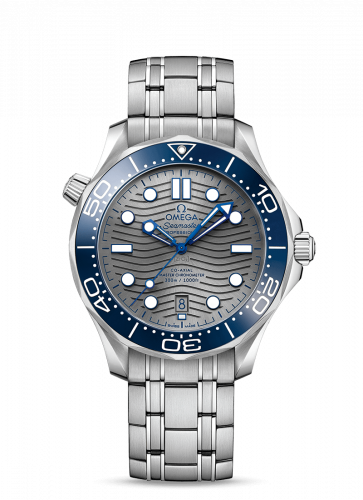 Omega Seamaster Diver 300M Master Co-Axial 42 Stainless Steel Grey Bracelet