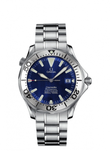 Omega Seamaster Diver 300M Automatic 41 Stainless Steel Electric Blue Bracelet