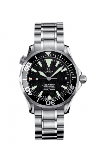 Omega Seamaster Diver 300M Automatic 36.25 Stainless Steel Black Bracelet