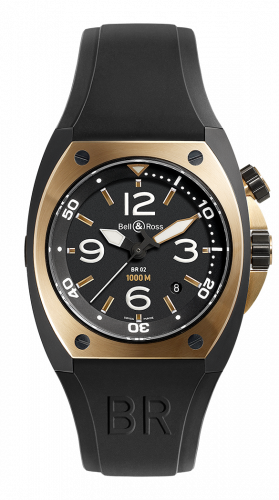 Bell & Ross BR 02 92 Rose Gold & Carbon