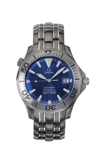 Omega Seamaster Diver 300M Automatic 41 Titanium Electric Blue Bracelet