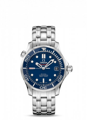 Omega Seamaster Diver 300M Co-Axial 36.25 Stainless Steel Blue Bracelet Ceramic