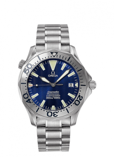 Omega Seamaster Diver 300M Automatic 41 Titanium Electric Blue Bracelet