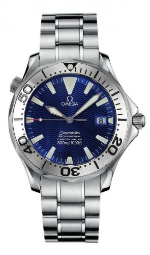 Omega Seamaster Diver 300M Automatic 41 Stainless Steel Electric Blue Bracelet Ian Thorpe