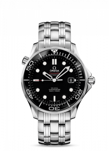 Omega Seamaster Diver 300M Co-Axial 41 Stainless Steel Black Bracelet Ceramic SASR