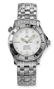 Omega Seamaster Diver 300M Automatic 36.25 Stainless Steel White Bracelet