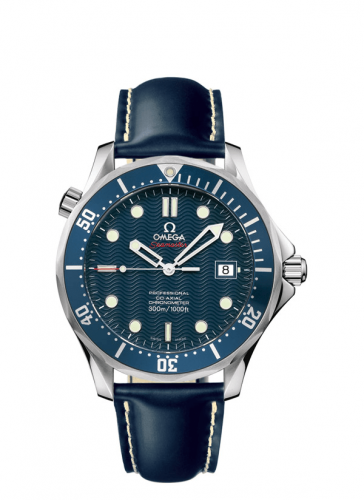 Omega Seamaster Diver 300M Co-Axial 41 Stainless Steel Blue Rubber