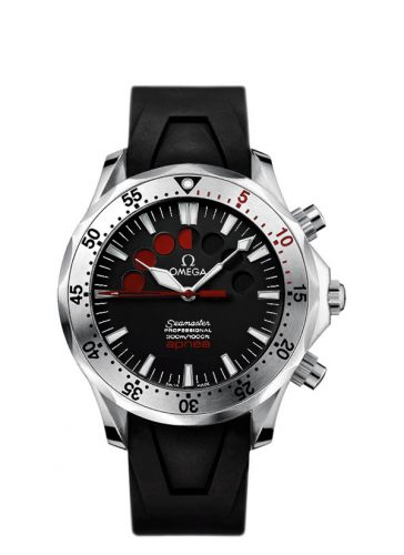 Omega Seamaster Diver 300M Automatic 41.5 Apnea Stainless Steel Silver Rubber