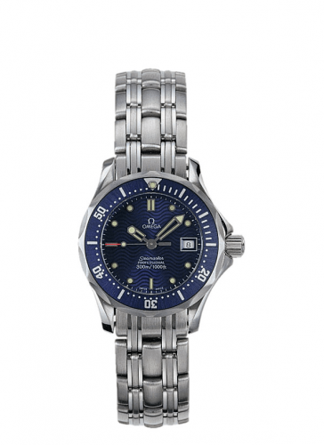 Omega Seamaster Diver 300M Quartz 28 Stainless Steel Blue Bracelet