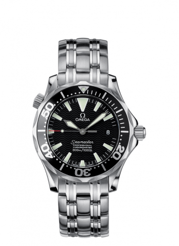 Omega Seamaster Diver 300M Automatic 36.25 Stainless Steel Black Bracelet