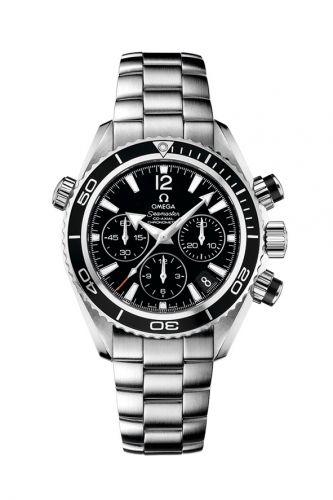 Omega Seamaster Planet Ocean 600M Co-Axial 37.5 Chronograph Stainless Steel Black Bracelet