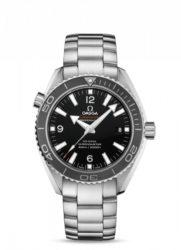 Omega Seamaster Planet Ocean 600M Co-Axial 42 Stainless Steel Black Bracelet SBS