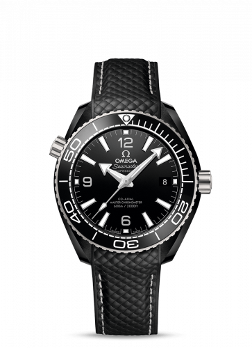 Omega Seamaster Planet Ocean 600M Co-Axial 39.5 Master Chronometer Deep Black Black Strap