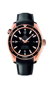 Omega Seamaster Planet Ocean 600M Co-Axial 42 Red Gold Black Rubber