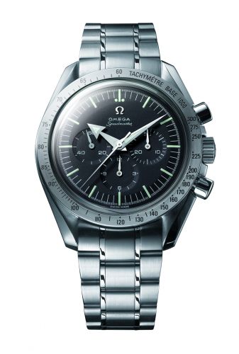 Omega Speedmaster Replica 57 Stainless Steel Black Bracelet