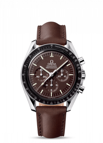Omega Speedmaster Professional Moonwatch Chocolate Strap