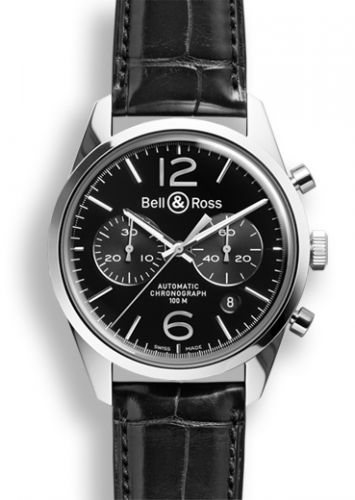 Bell & Ross BR 126 Officer Black Chronograph
