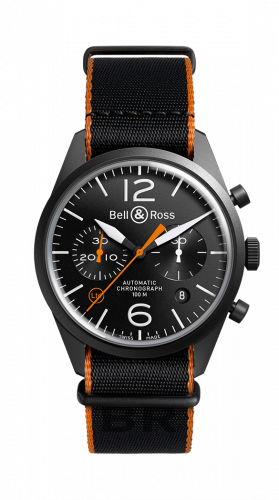 Bell & Ross BR 126 Carbon Orange Chronograph