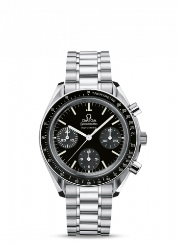 Omega Speedmaster Reduced Stainless Steel Black Bracelet