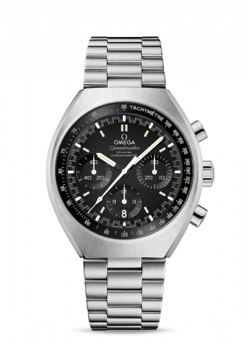 Omega Speedmaster Mark II Co-Axial Chronograph Stainless Steel Black Bracelet
