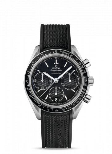 Omega Speedmaster Racing Co-Axial Chronograph Stainless Steel Black Rubber
