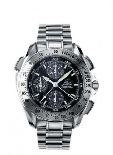 Omega Speedmaster Split-Seconds Stainless Steel Carbon Bracelet