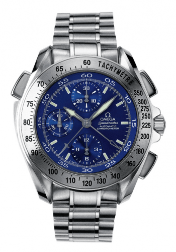 Omega Speedmaster Split-Seconds Stainless Steel Blue Bracelet
