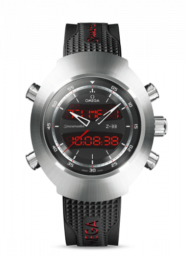 Omega Spacemaster Z-33 Titanium Black Rubber