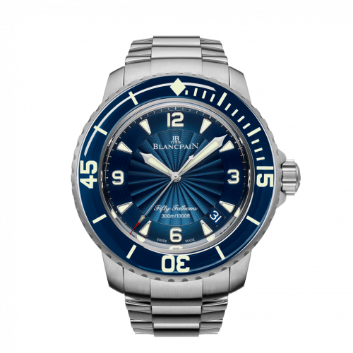 Blancpain Fifty Fathoms Automatique Stainless Steel Blue Bracelet