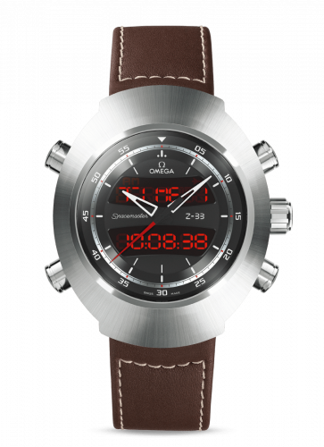 Omega Spacemaster Z-33 Titanium Black Leather