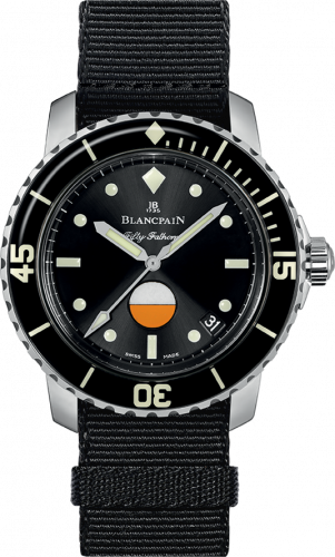 Blancpain Fifty Fathoms MIL-SPEC Stainless Steel Black Canvas