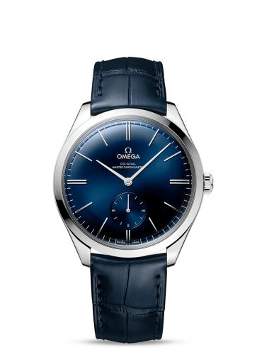 Omega De Ville Trésor Master Chronometer Small Second Stainless Steel Blue