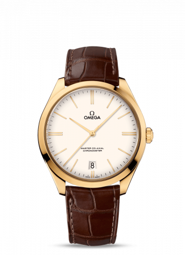 Omega De Ville Trésor Master Co-Axial Yellow Gold Ivory Enamel