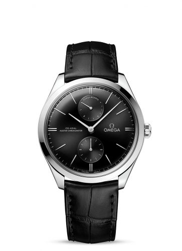 Omega De Ville Trésor Master Chronometer Power Reserve Stainless Steel Black