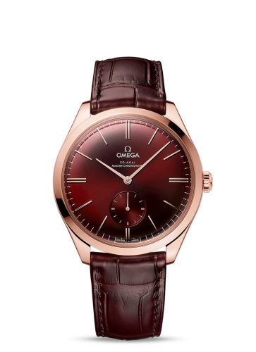 Omega De Ville Trésor Master Chronometer Small Seconds Sedna Gold Red