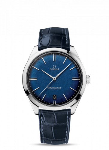 Omega De Ville Trésor White Gold Blue Enamel