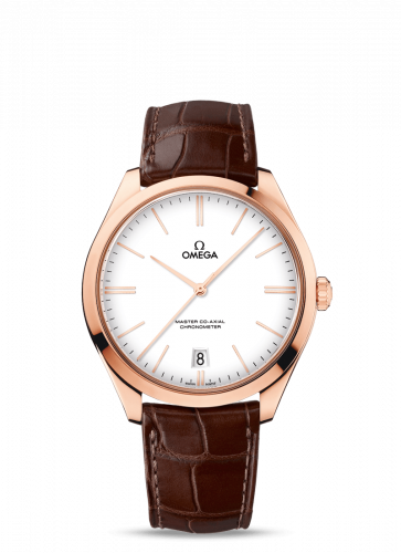 Omega De Ville Trésor Master Co-Axial Sedna Gold White Enamel