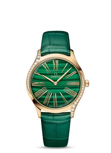 Omega De Ville Trésor 36 Moonshine Gold Malachite