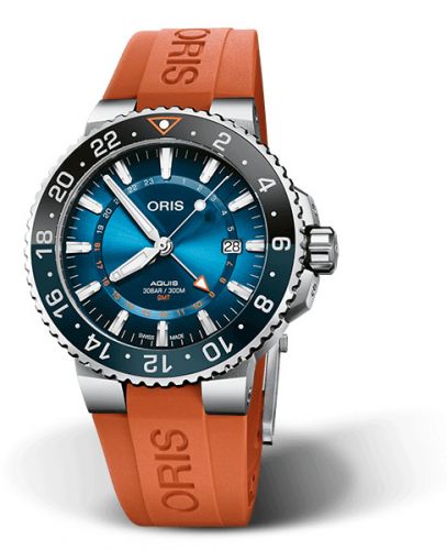 Oris Aquis GMT 43.5 Carysfort Reef Limited Edition Rubber