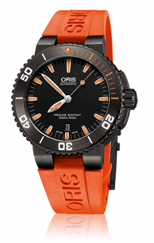 Oris Aquis Date 43 PVD Black Rubber